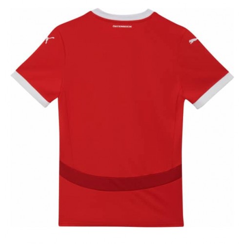 Austria Replica Home Shirt Ladies Euro 2024 Short Sleeve Austria Replica Home Shirt Ladies Euro 2024 Short Sleeve